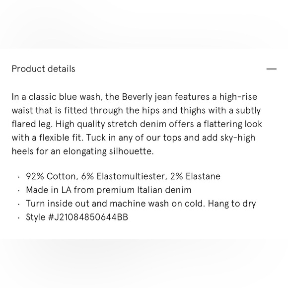 Veronica Beard Beverly Skinny Flare bright blue size 28 - Picture 7 of 7